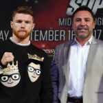 Canelo Álvarez y Óscar de la Hoya.