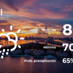 Miami: pronóstico del tiempo para este lunes 17 de abril