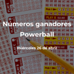 Powerball: números ganadores en vivo del sorteo hoy miércoles 26 de abril de 2023, con premio de $38 millones de dólares
