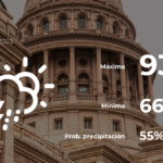 Clima de hoy en Austin para este viernes 19 de mayo