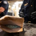 Agentes de la ley revisan paquetes en busca de fentanilo, una droga que está matando a los estadounidenses.