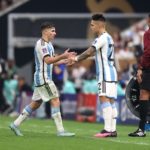 Lautaro y Julián son los delanteros de la selección Argentina.