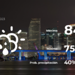 Pronóstico del tiempo en Miami para este lunes 8 de mayo